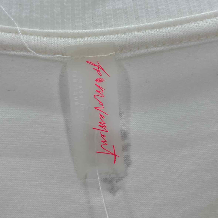 Size L FREE PEOPLE Ivory Cotton Shirt