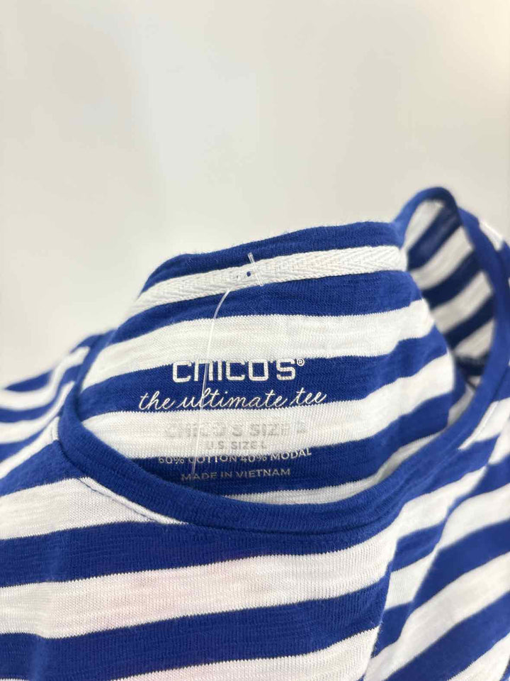 Size L Chico's Blue Shirt