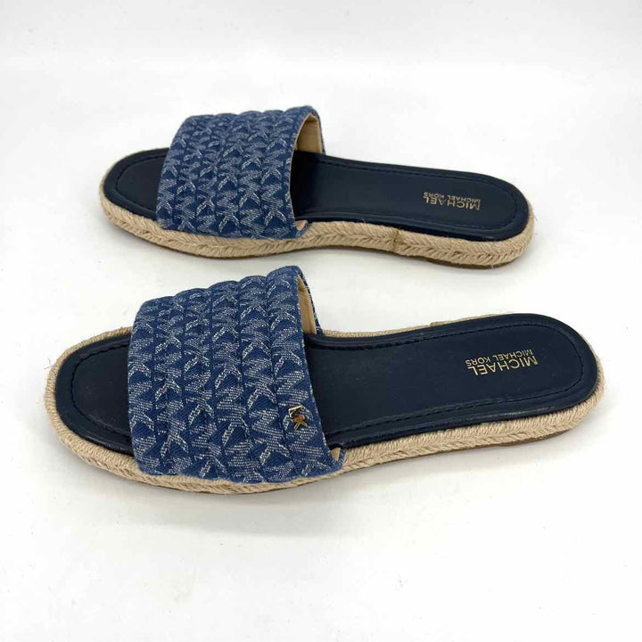 Shoe Size 10 Michael Kors Blue Sandals