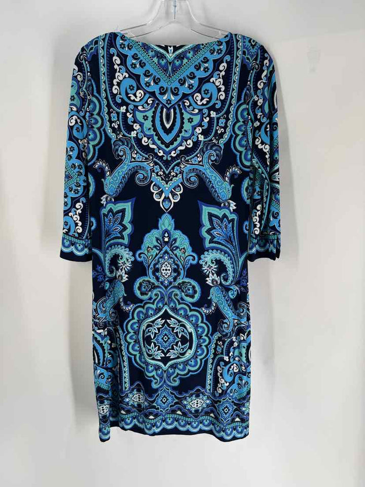 Size S Chico's Blue Print Dress