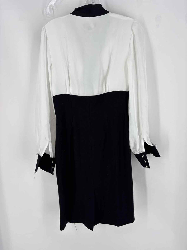 Size 4 TAHARI Black/White Dress
