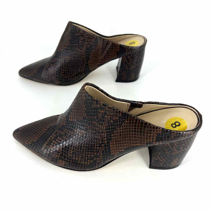 Shoe Size 8 MARC FISHER Brown Leather Pumps
