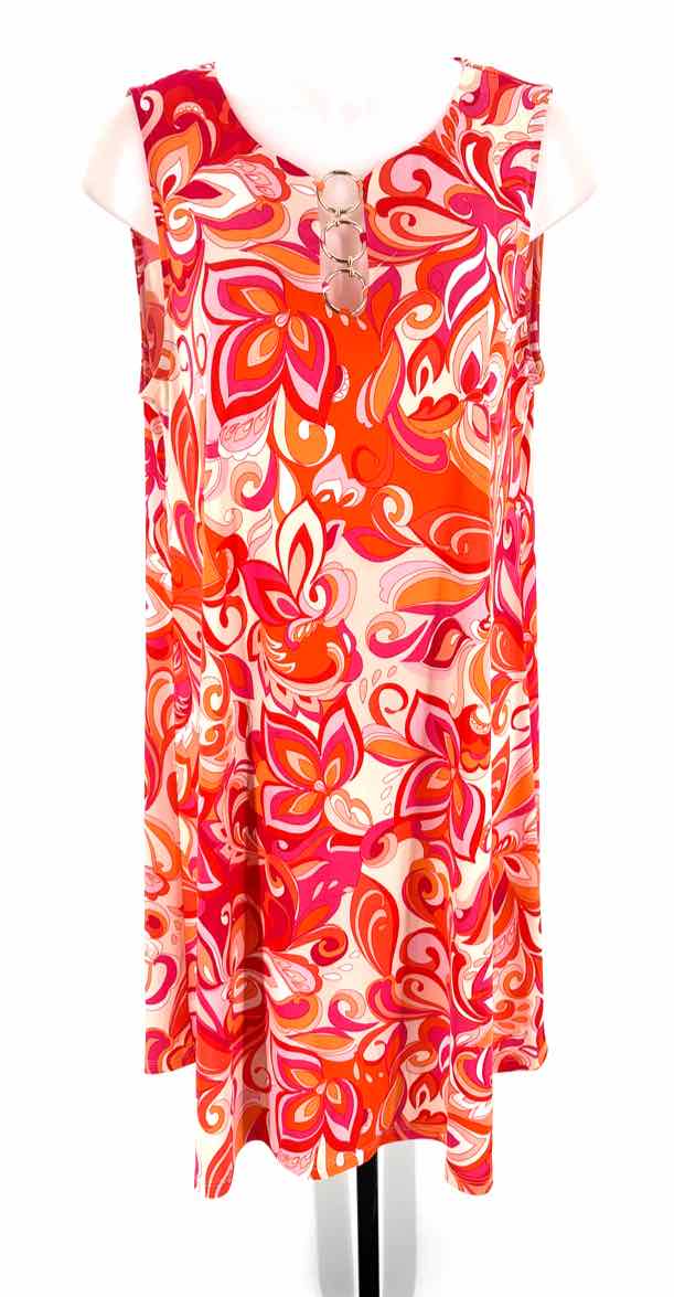 Size XS MSK PINK PRINT Dress