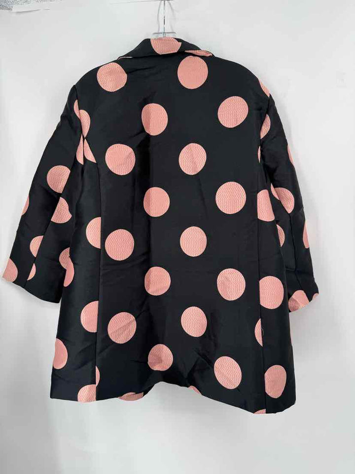 Size XL MULTIPLES Black Print Blazer