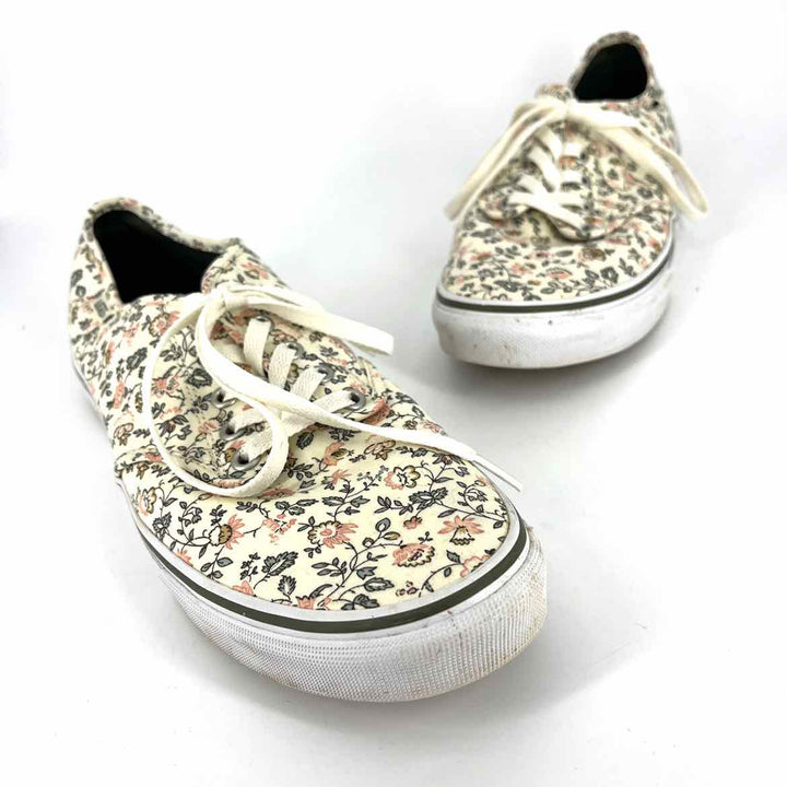 Shoe Size 11 Vans Ivory Canvas Sneakers