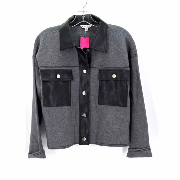 Size M NANETTE LEPORE Gray Shirt