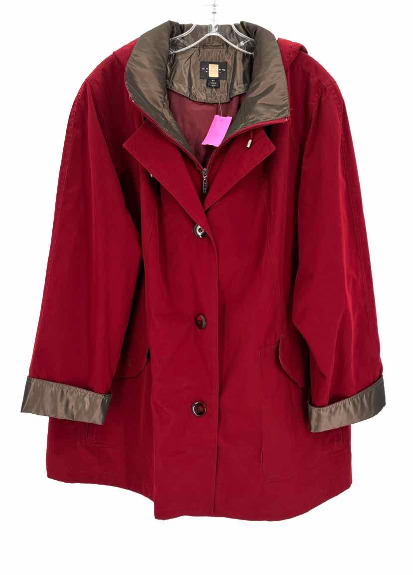 Size 2X GALLERY Red Coat