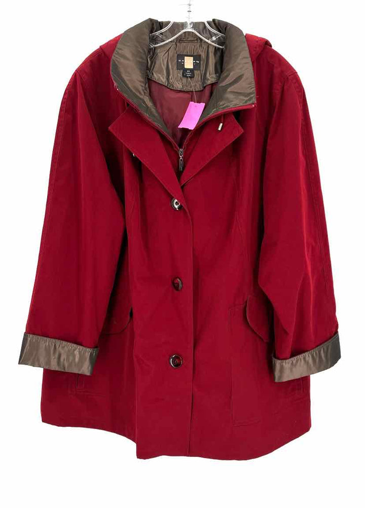 Size 2X GALLERY Red Coat