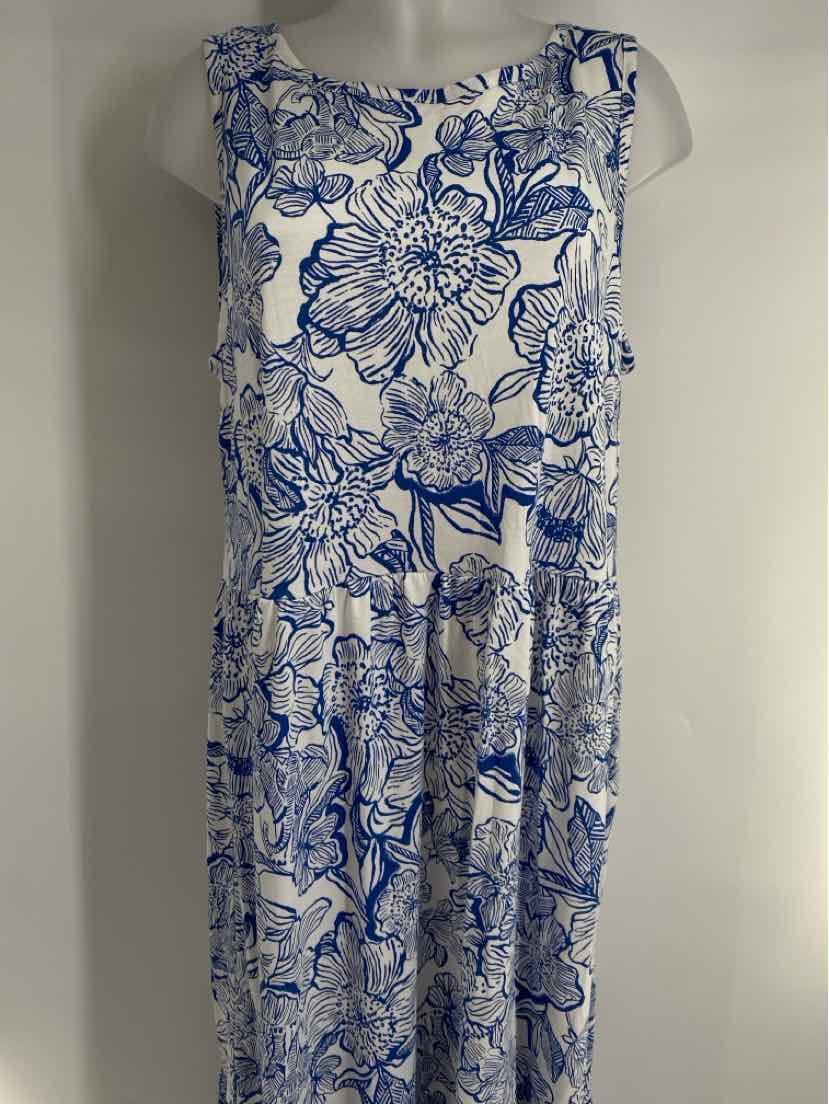 Size XL Lilly Pulitzer Blue Print Dress
