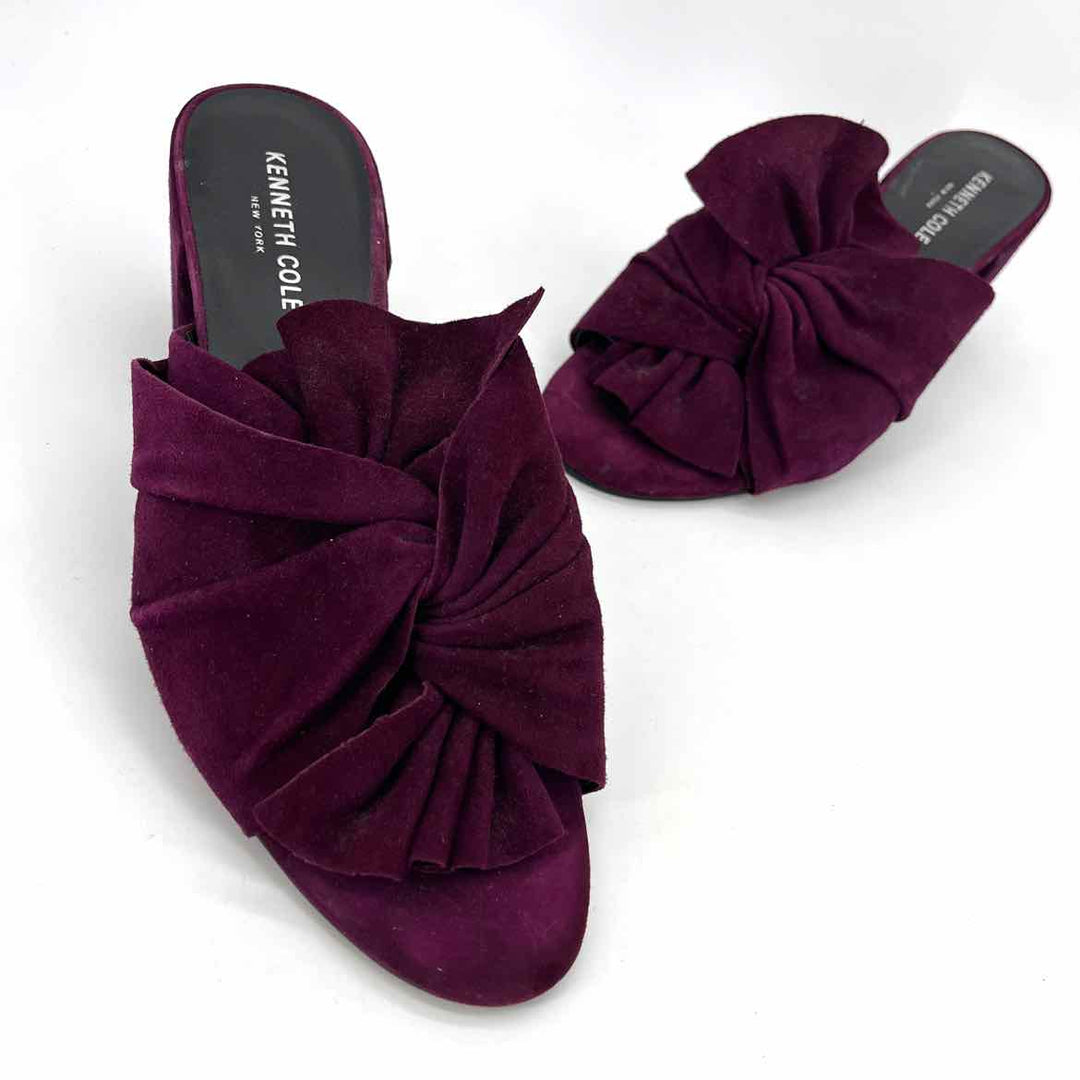 Shoe Size 8.5 Kenneth Cole Purple Velvet Heels