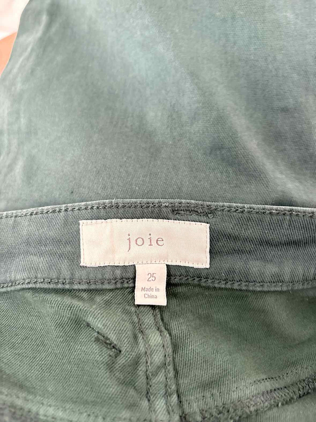 Size 25 JOIE Green Pants