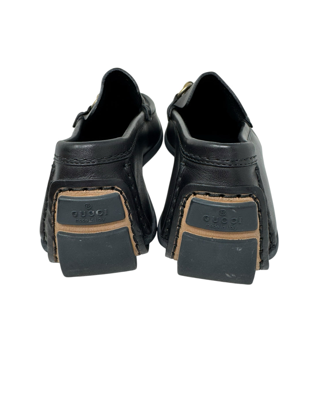 Shoe Size 8 Gucci Black Leather Luxury - Flats
