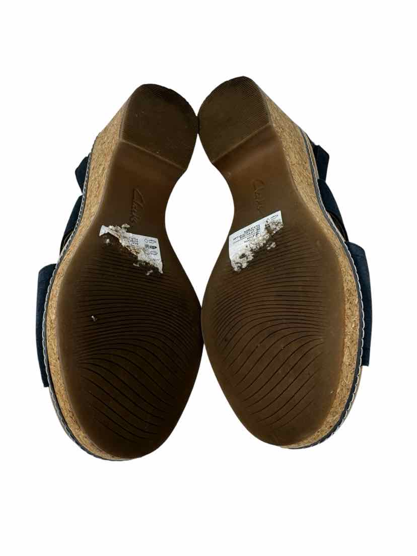 Shoe Size 7 CLARKS Navy Sandals
