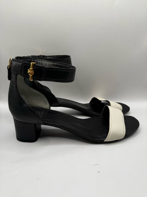 Shoe Size 11 Tory Burch Black Leather Sandals