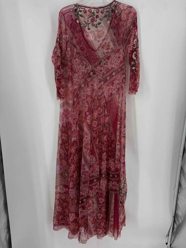 Size M Johnny Was Wine Dress