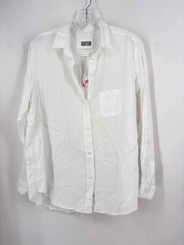 Size XL GRAYSON White Shirt