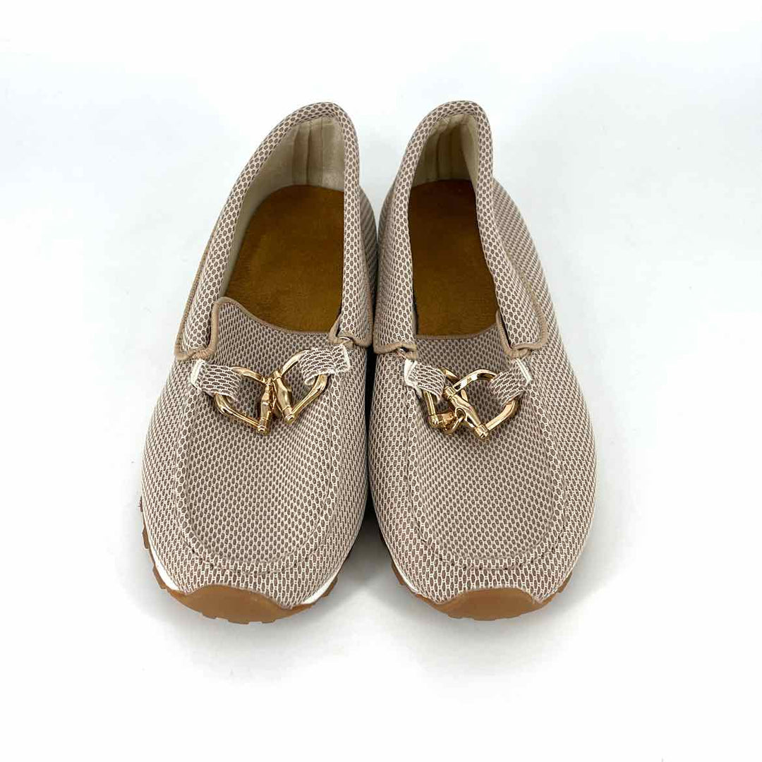 Shoe Size 41 Tan Knit Loafers