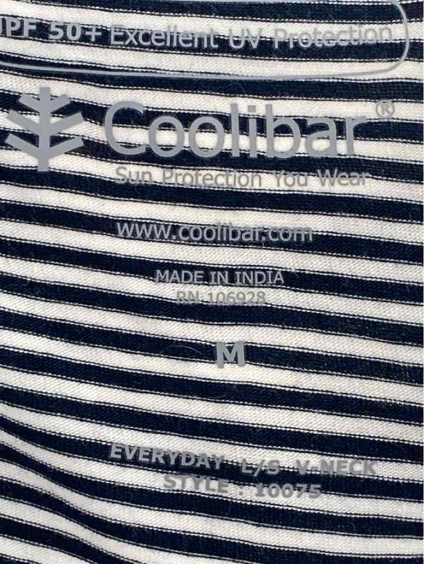 Size M COOLIBAR Black/White Shirt