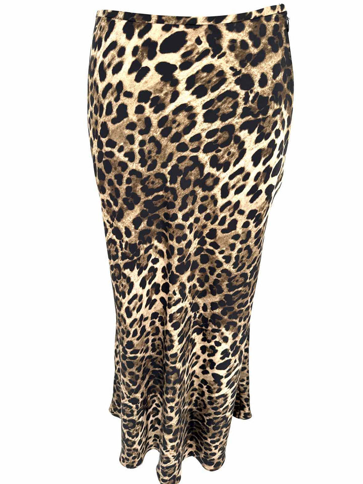 Size 2 ANTONIO MELANI Brown Print Skirt