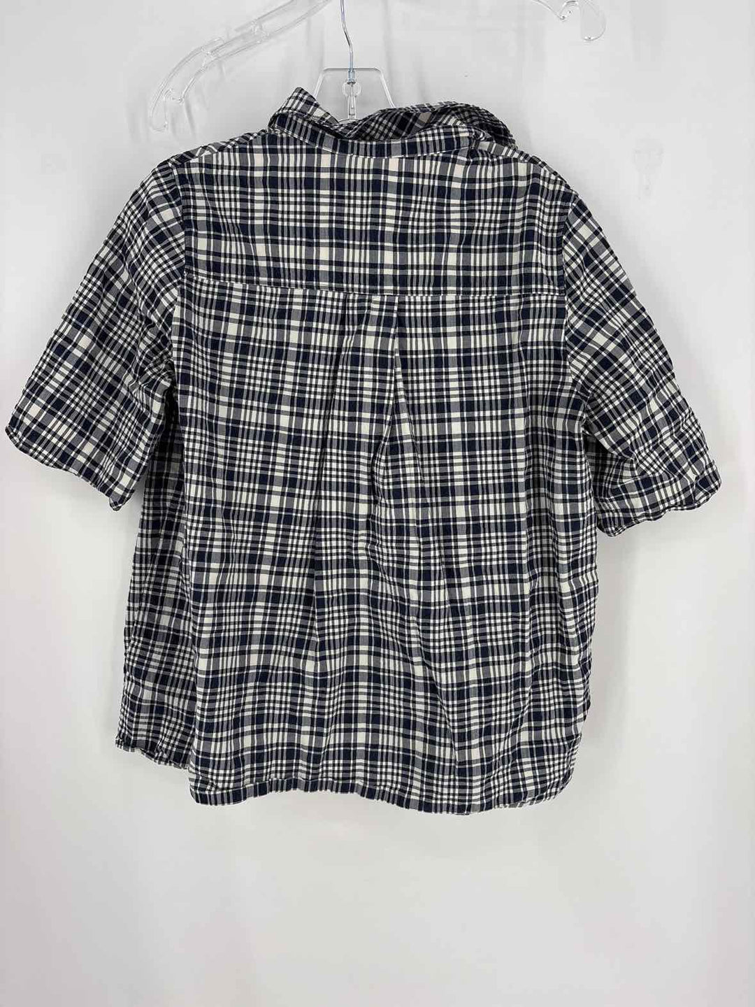 Size 8 COS Navy Print Shirt