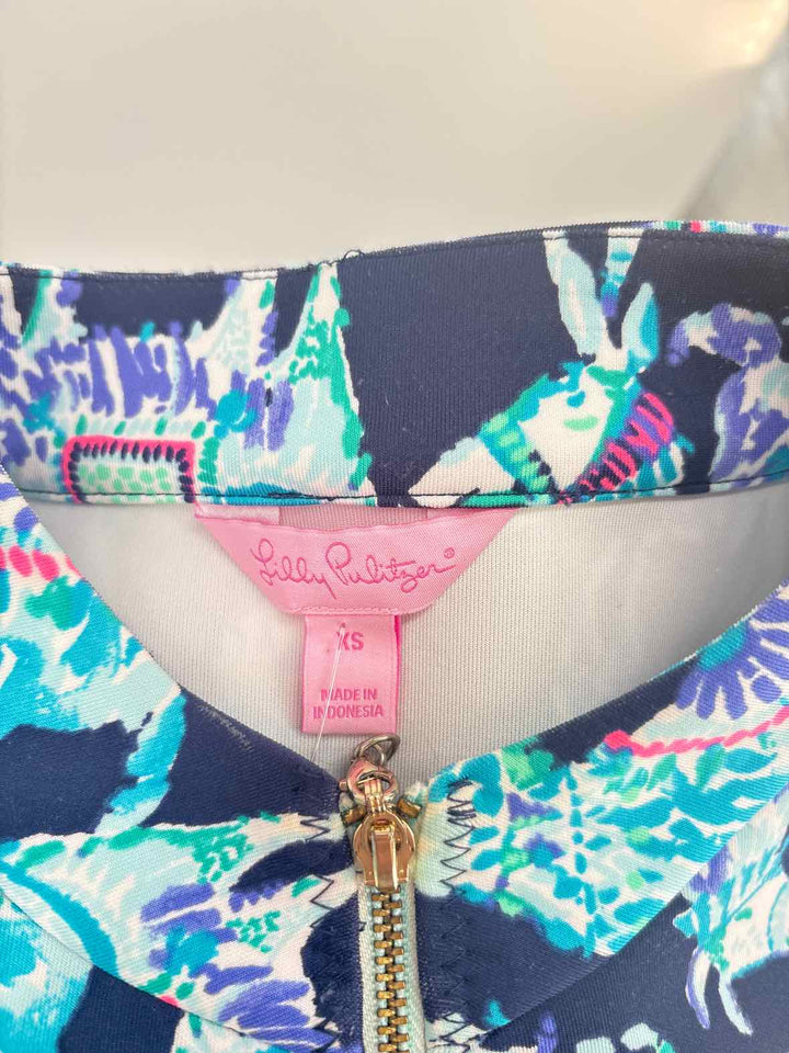 Size XS Lilly Pulitzer Teal Dress