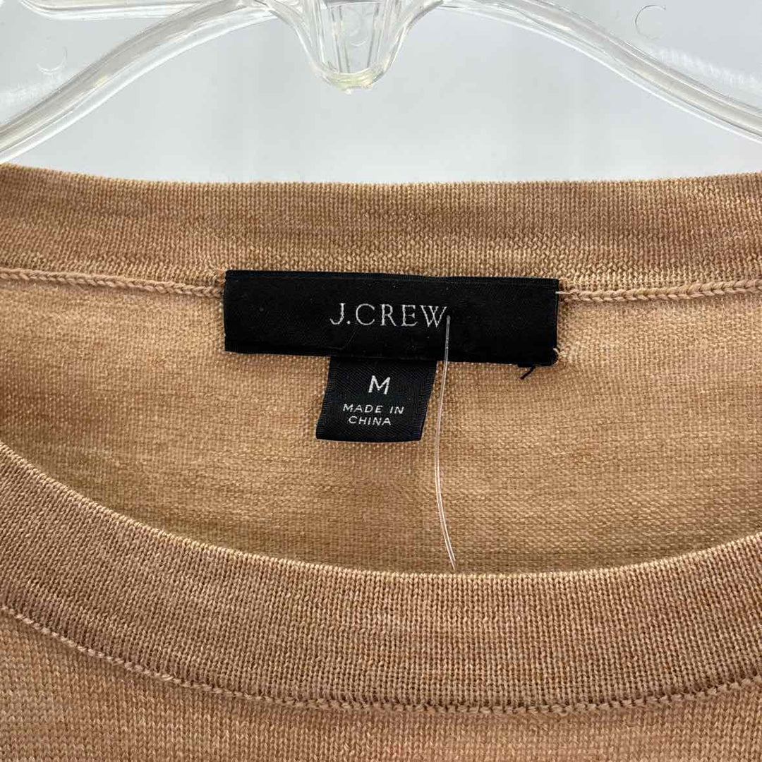 Size M J Crew Tan Wool Sweater
