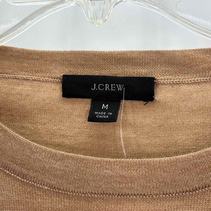 Size M J Crew Tan Wool Sweater