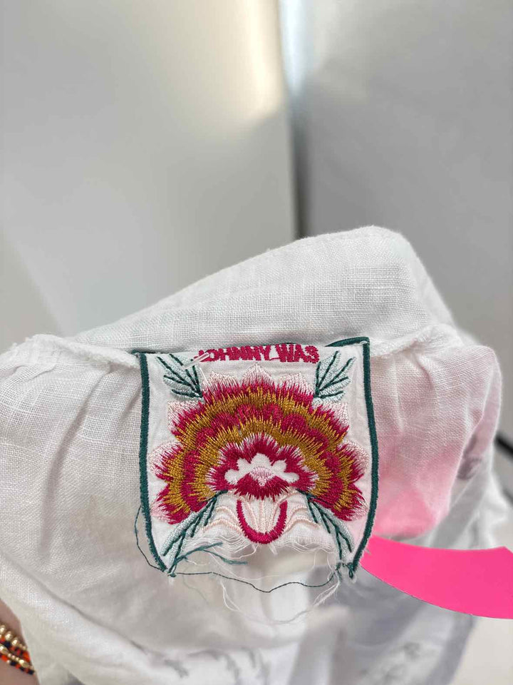 Size XL Johnny Was White Shirt