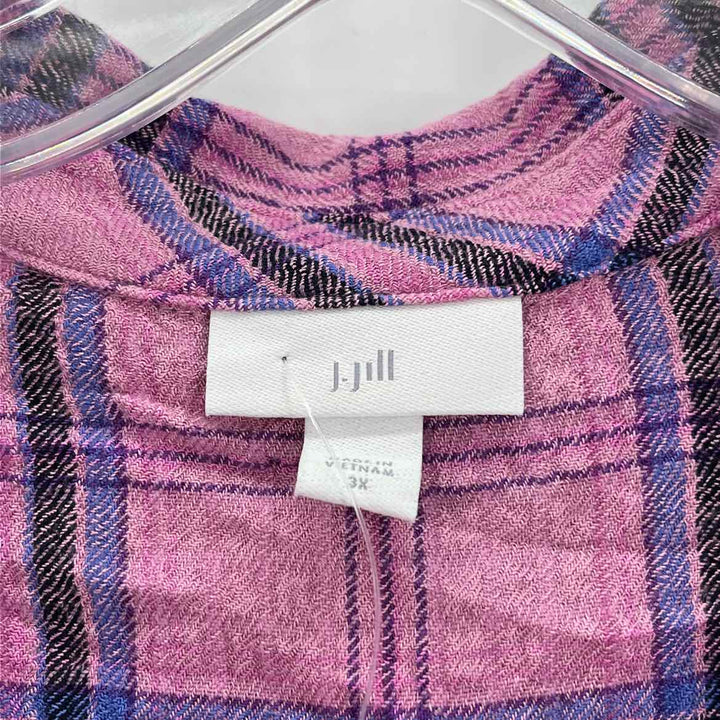 Size 3X J JILL Purple Shirt