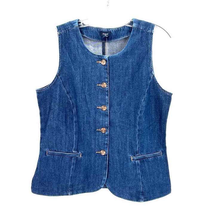 Size 10 J Crew Denim Vest