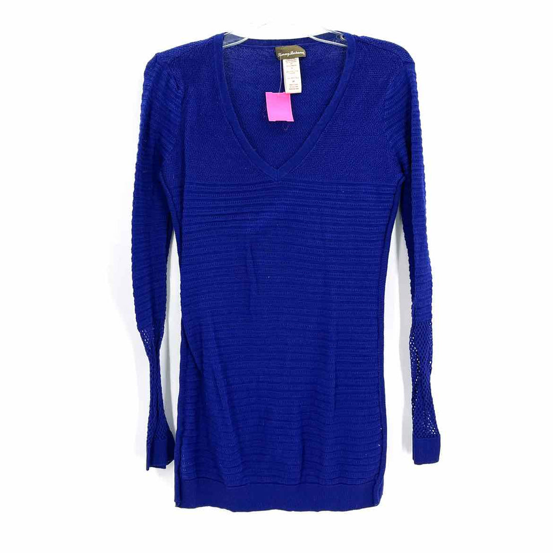 Size S TOMMY BAHAMA Royal Blue Knit Sweater