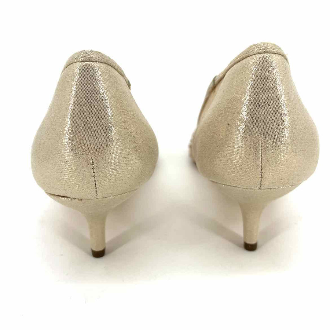 Shoe Size 10 Nina Gold Mesh Pumps