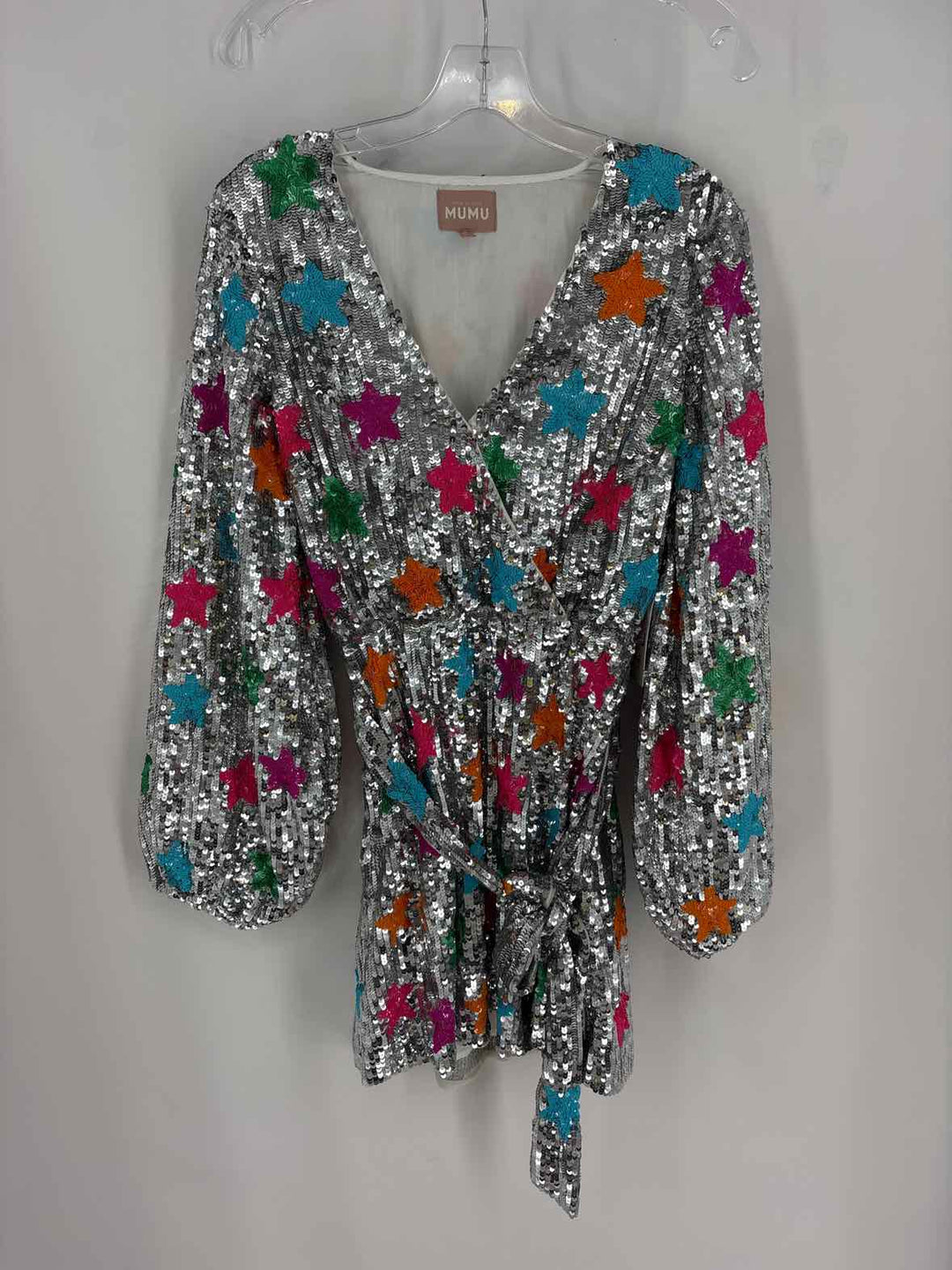 Size S SHOW ME YOUR MUMU Silver Dress