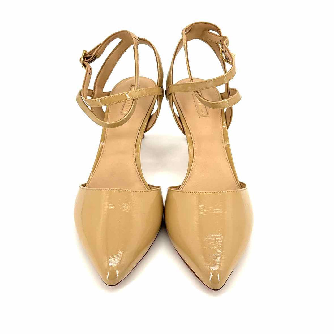 Shoe Size 11 ANTONIO MELANI Tan Leather Pumps