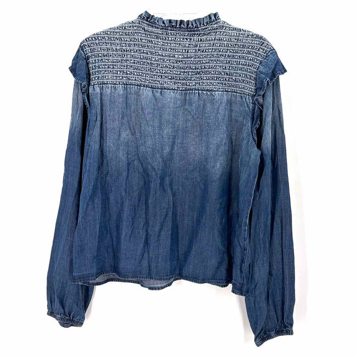 Size M CLOTH & STONE Blue Shirt