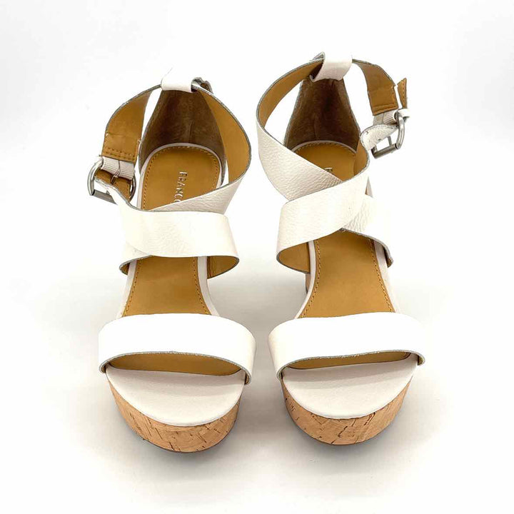 Shoe Size 9.5 FRANCO SARTO White Sandals