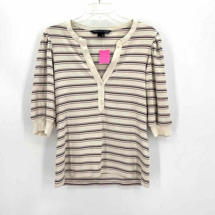 Size L VERONICA BEARD Cream Shirt