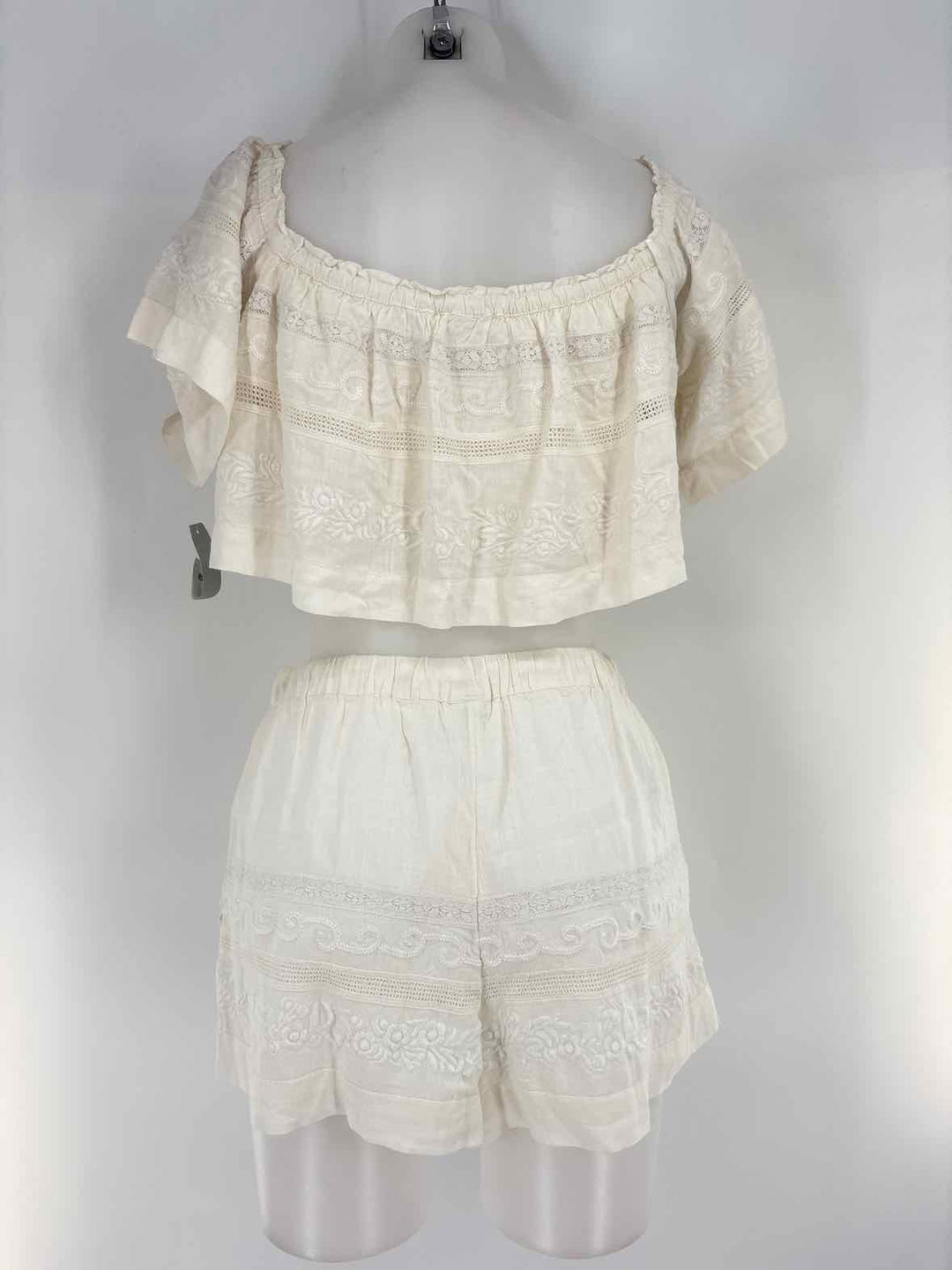 Size L White Lace 2 PC Dress