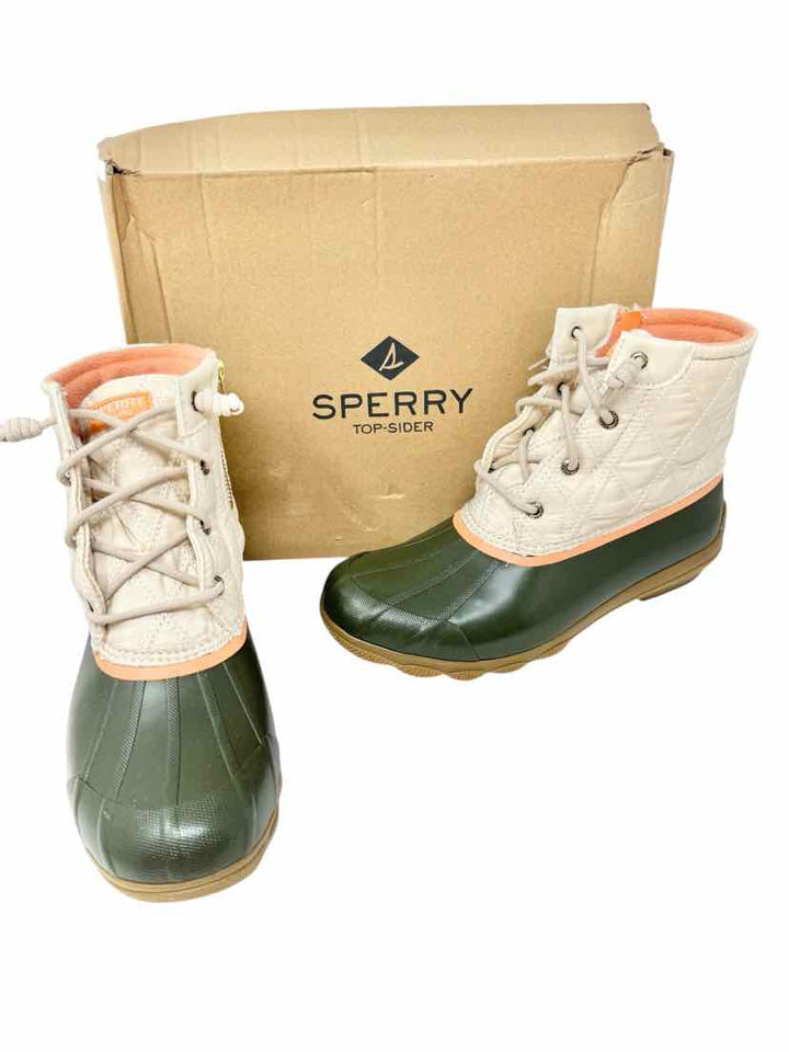 Shoe Size 9.5 Sperry Green Boots