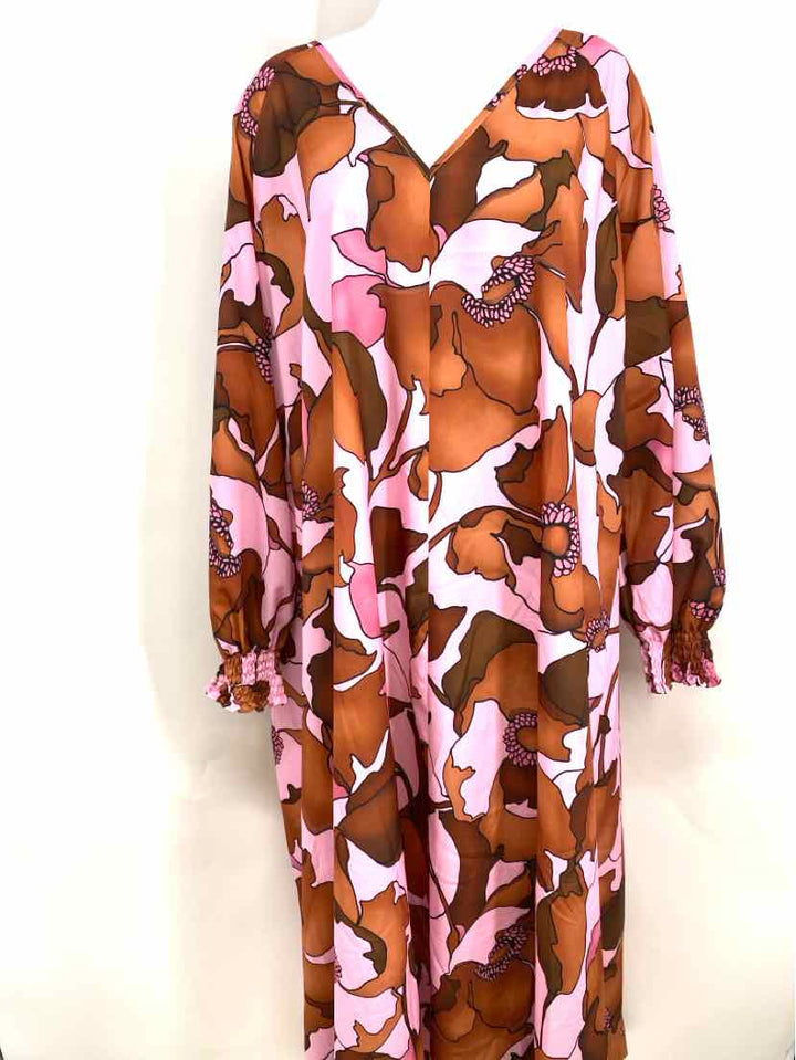 Size 16 MARINA RINALDI Bronze Dress
