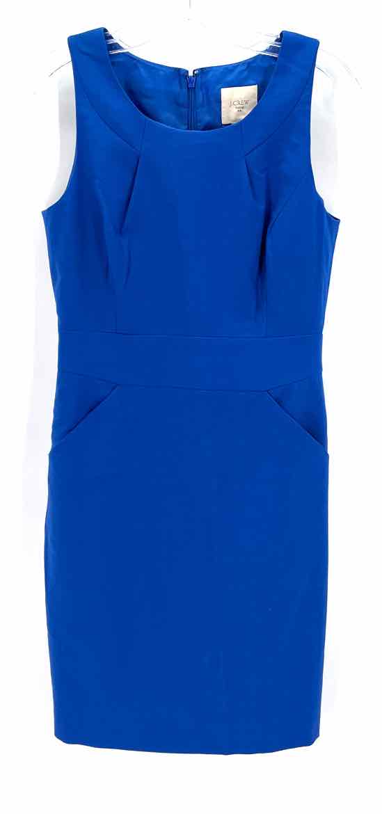 Size 4 J Crew Blue Dress