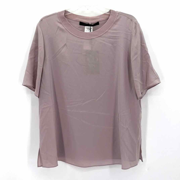 Size 14 MARINA RINALDI Lavender Silk Shirt