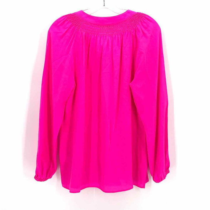 Size M Lilly Pulitzer Pink Silk Shirt