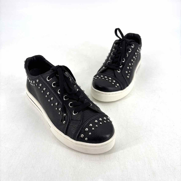 Shoe Size 7.5 BRIGHTON Black Leather Sneakers