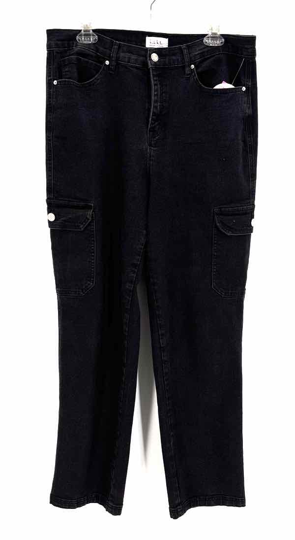 Size 12 NICOLE MILLER Black Denim Jeans