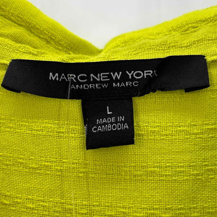Size L Andrew Marc Lime Green Knit Dress