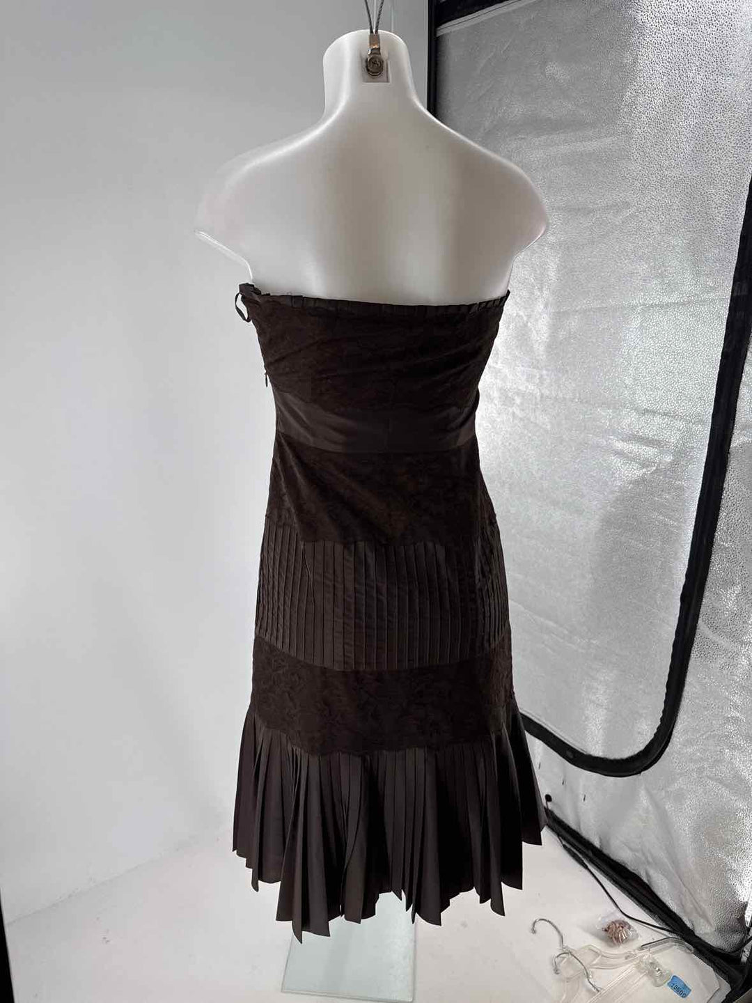 Size 0 Banana Republic Brown Silk Dress