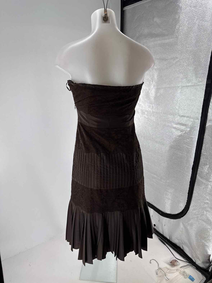 Size 0 Banana Republic Brown Silk Dress