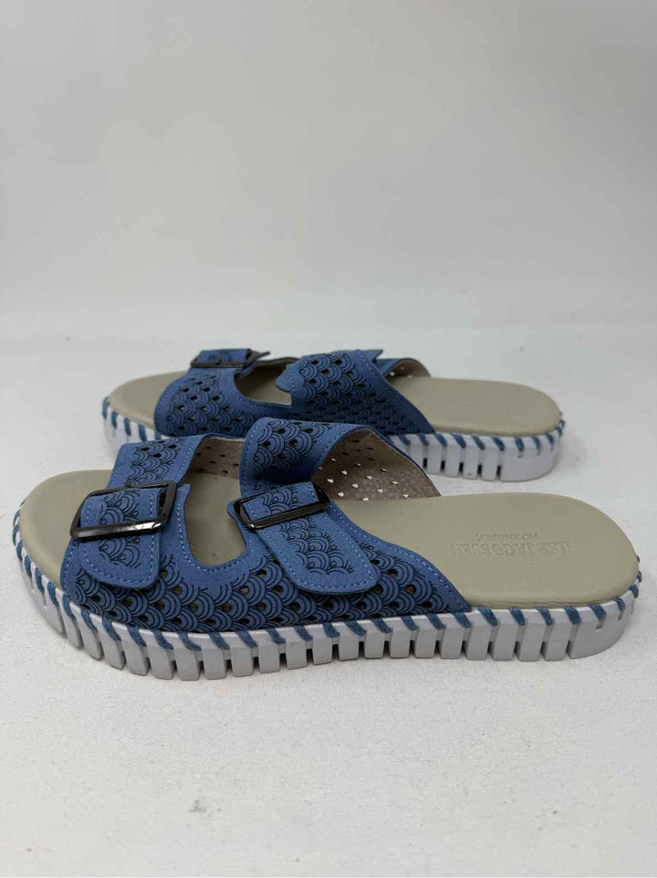Shoe Size 37 ILSE JACOBSEN Blue Sandals