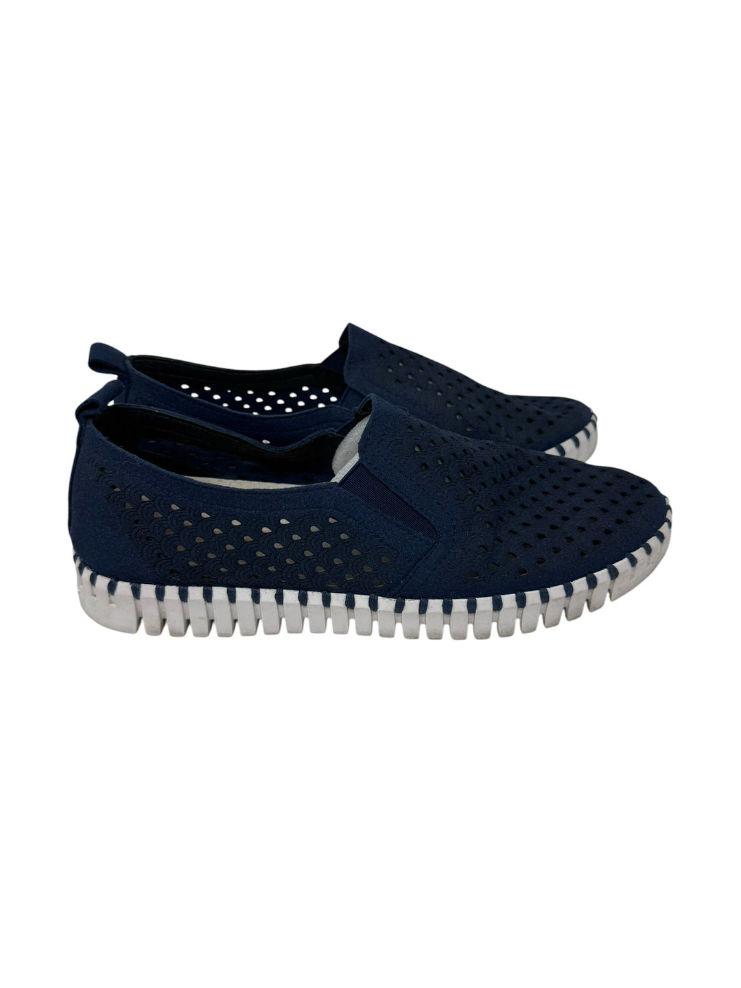 Shoe Size 38 ILSE JACOBSEN Navy Sneakers